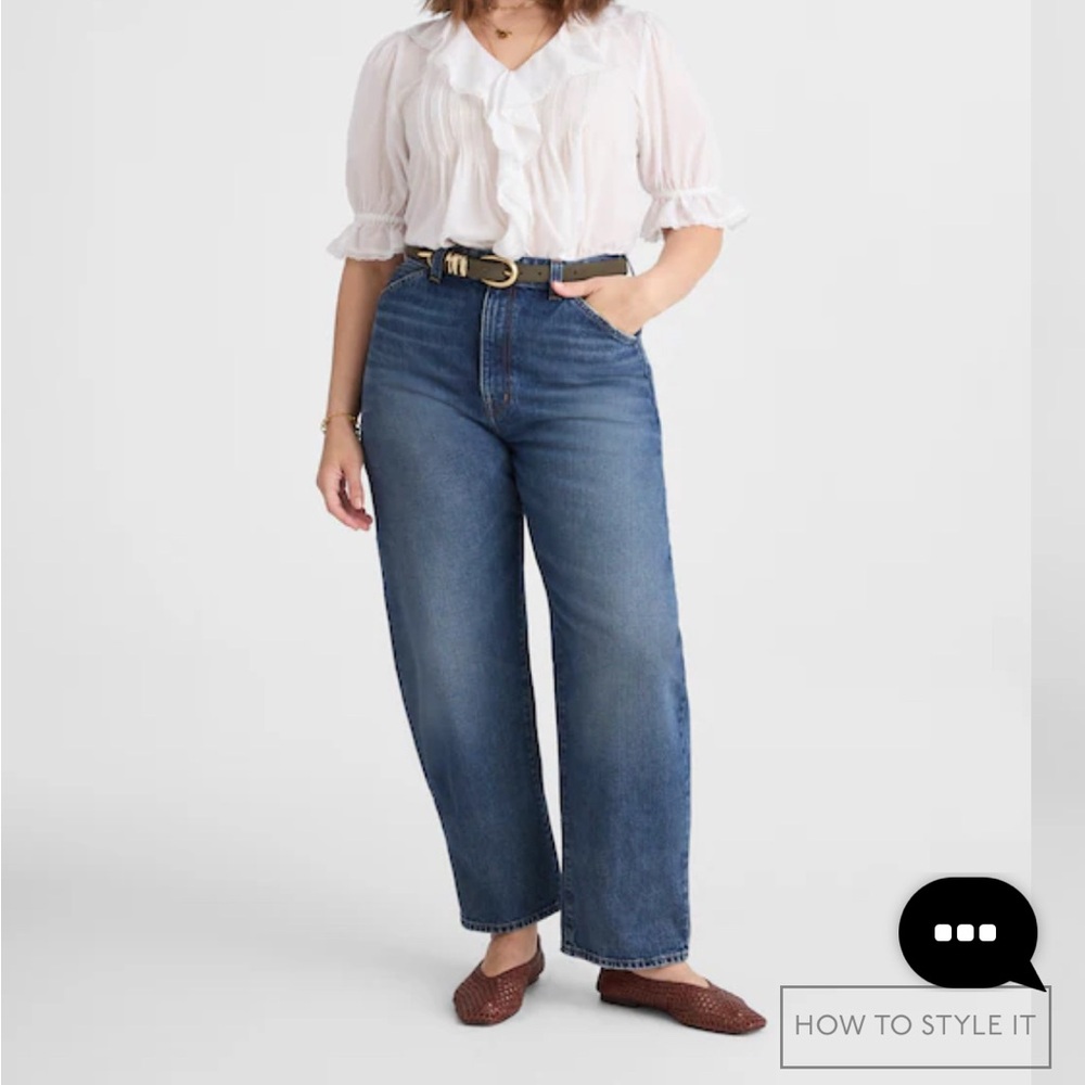 Madewell Women's Plus Balloon Jean Greendale Wash 20W